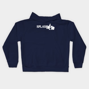 Splash Mountain White Kids Hoodie